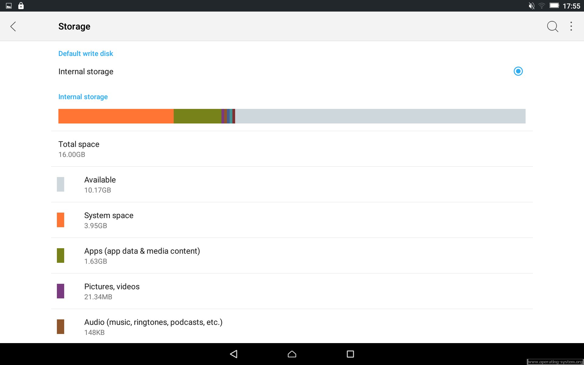 Screenshot: android android501 09