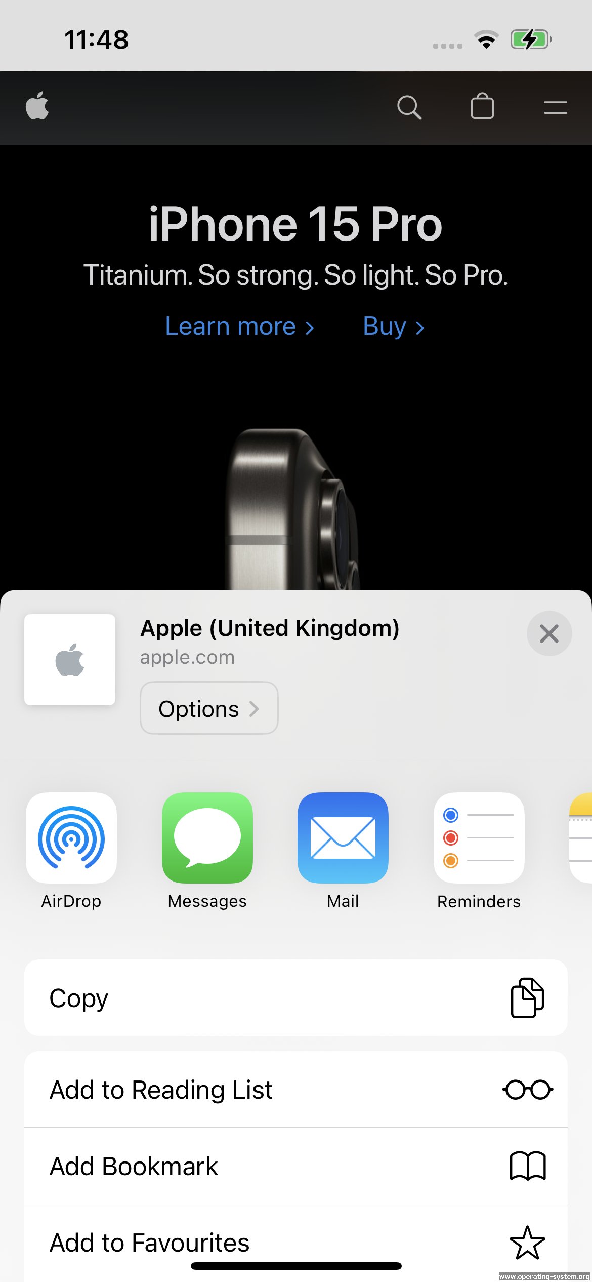 Screenshot: apple ios 16 11