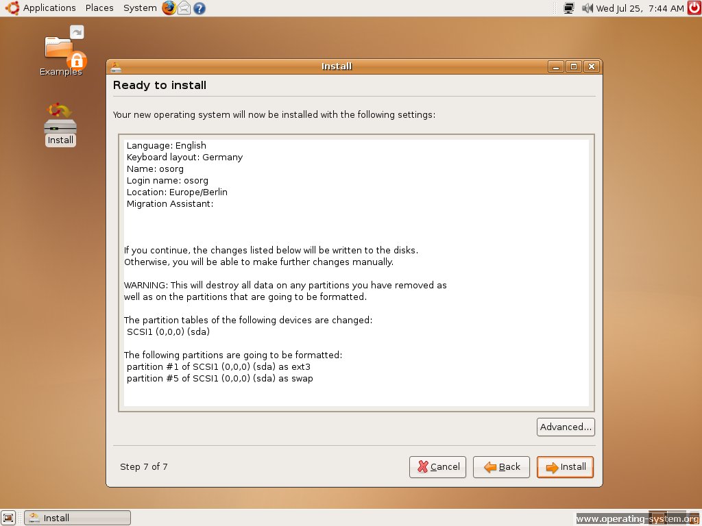 Screenshot: linux ubuntu ubuntu704 04