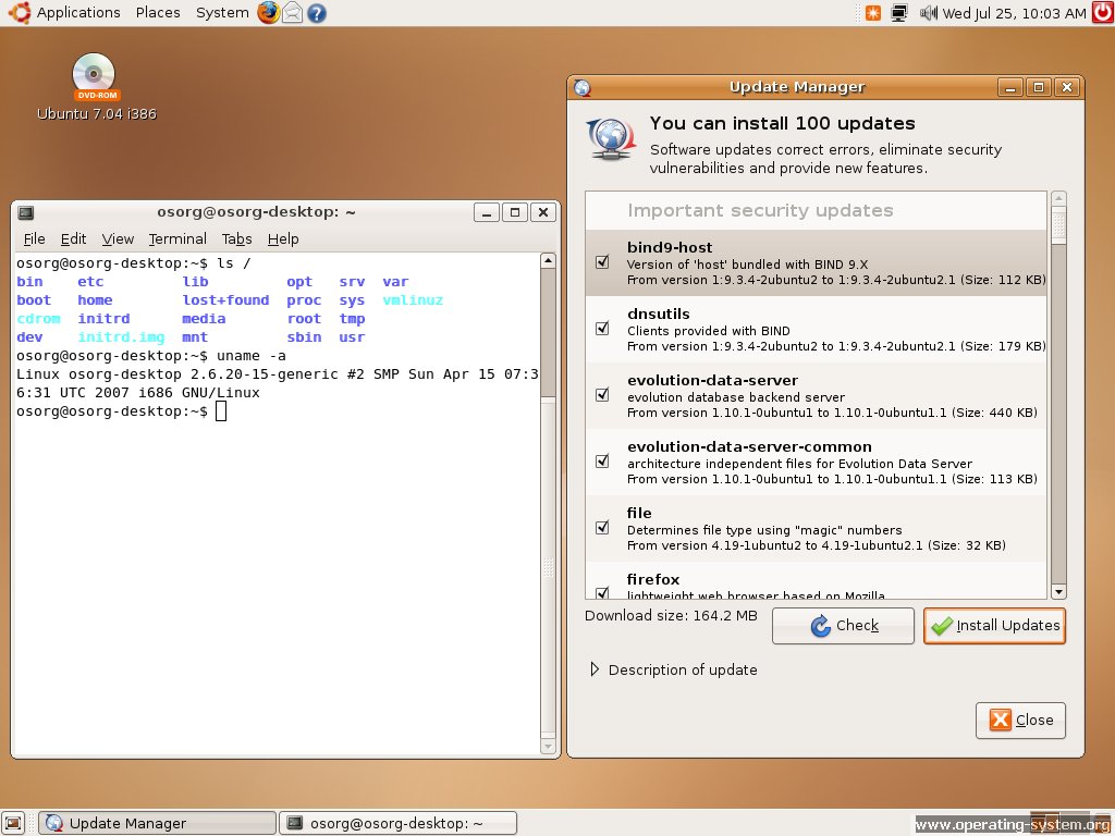 Screenshot: linux ubuntu ubuntu704 06