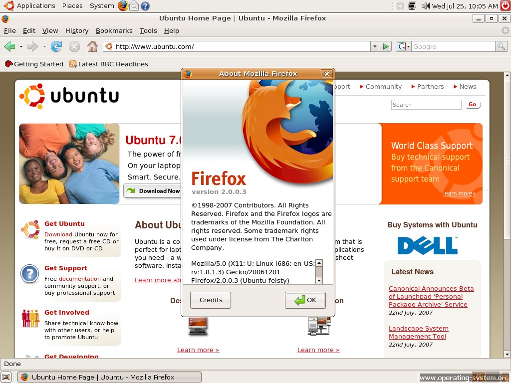 Screenshot: linux ubuntu ubuntu704 07