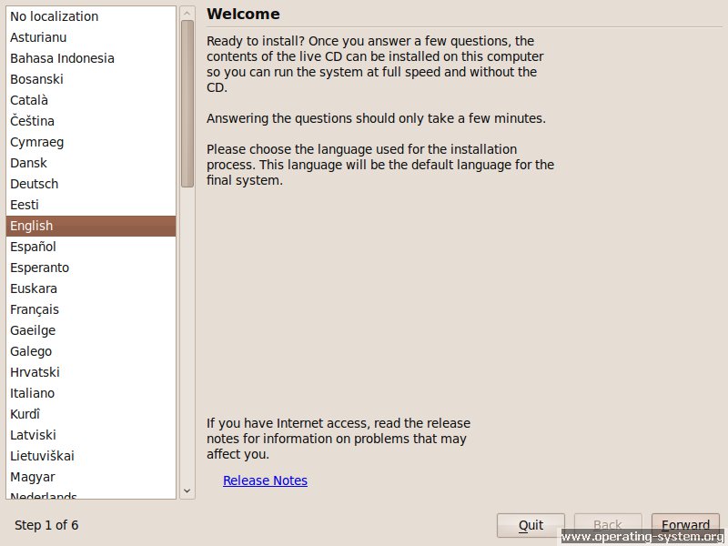 Screenshot: linux ubuntu ubuntu910 02