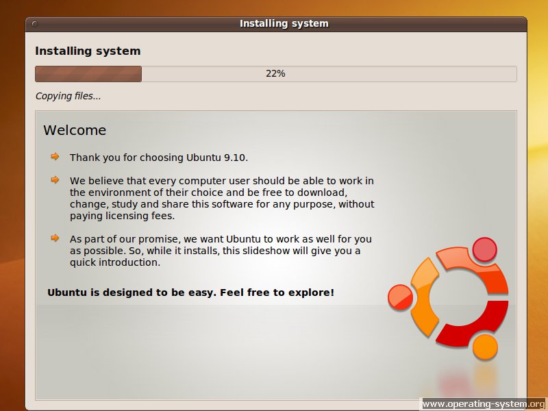 Screenshot: linux ubuntu ubuntu910 06