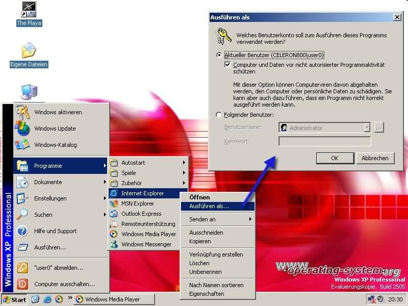Screenshot: microsoft whistlerxp 12b
