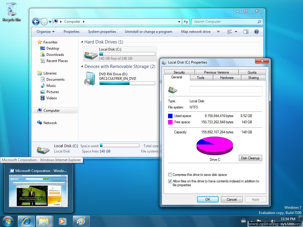 Screenshot: microsoft win7 windows7 rc 08