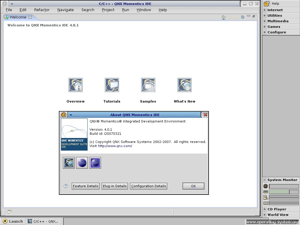 Screenshot: os qnx632 06