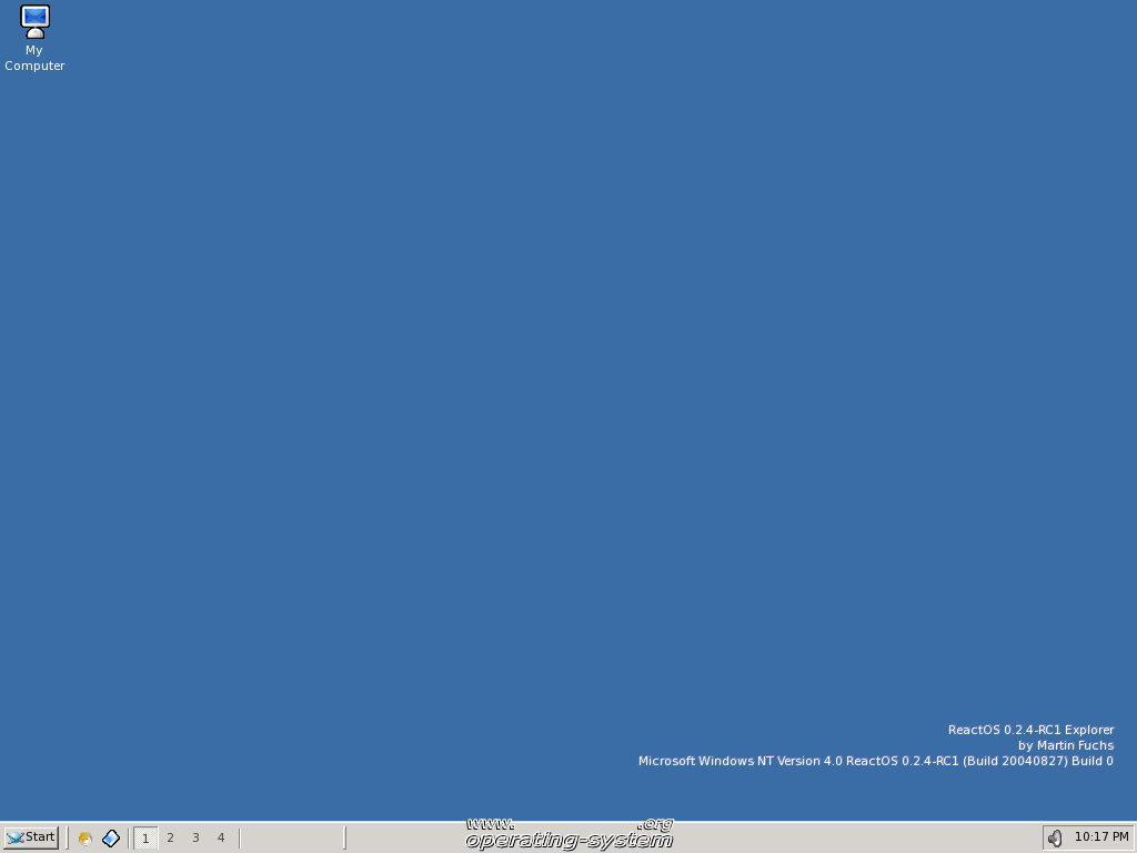 Bildschirmfoto: os reactos024 06