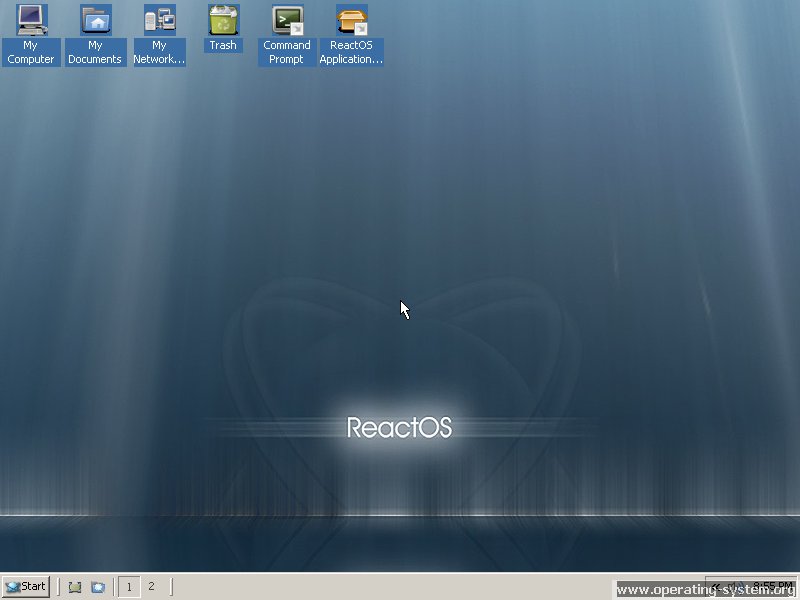 Bildschirmfoto: os reactos0311 03